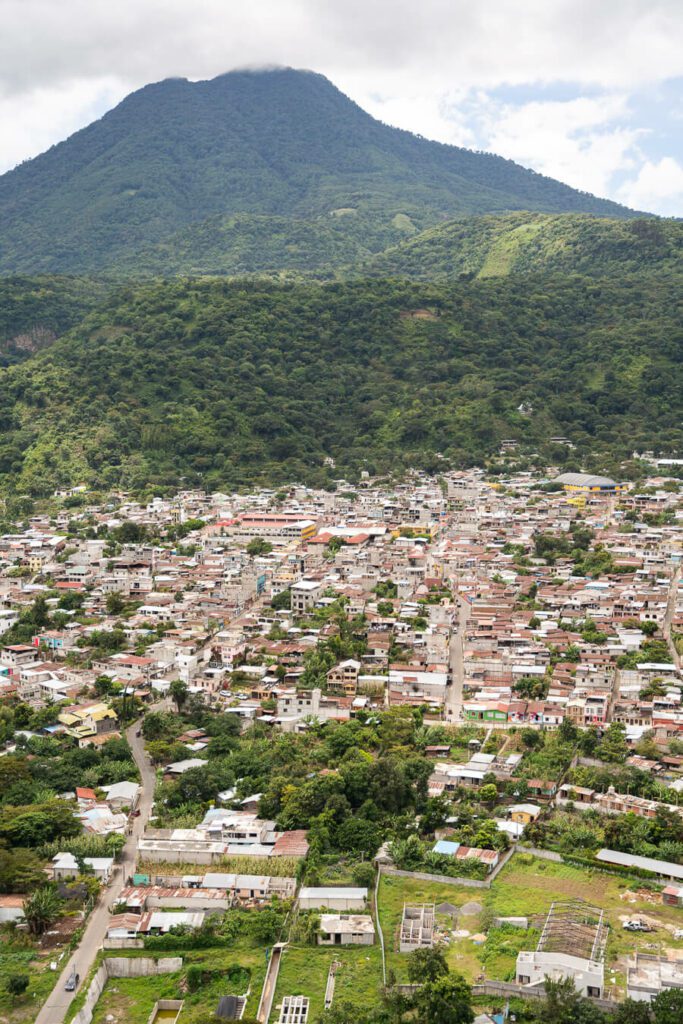 San Juan la Laguna Guatemala town from above