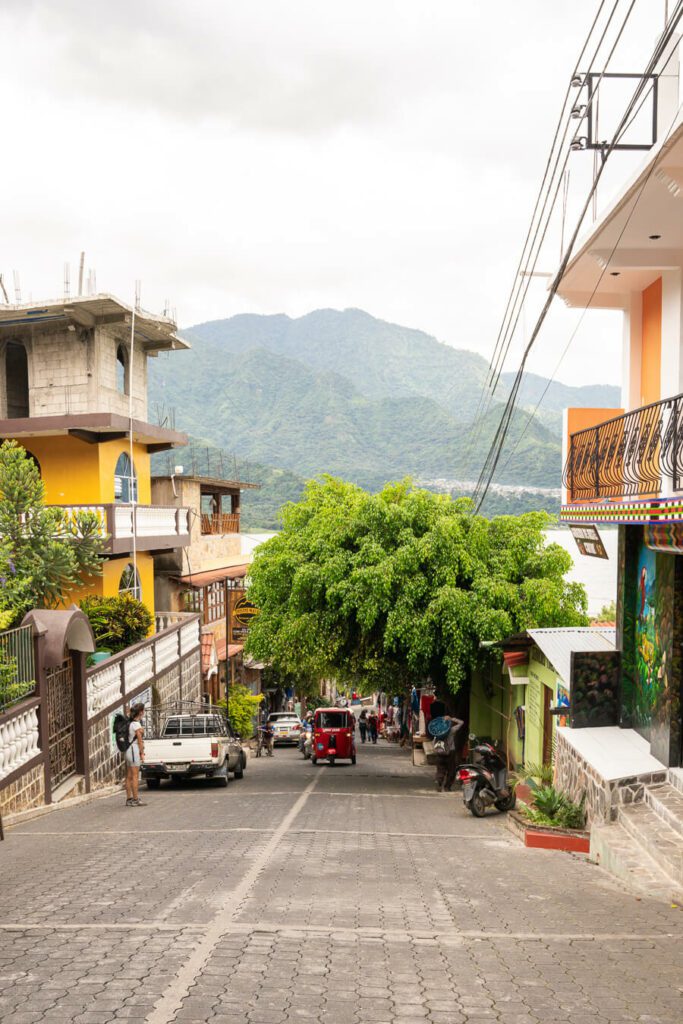 street in San Juan la Laguna Guatemala