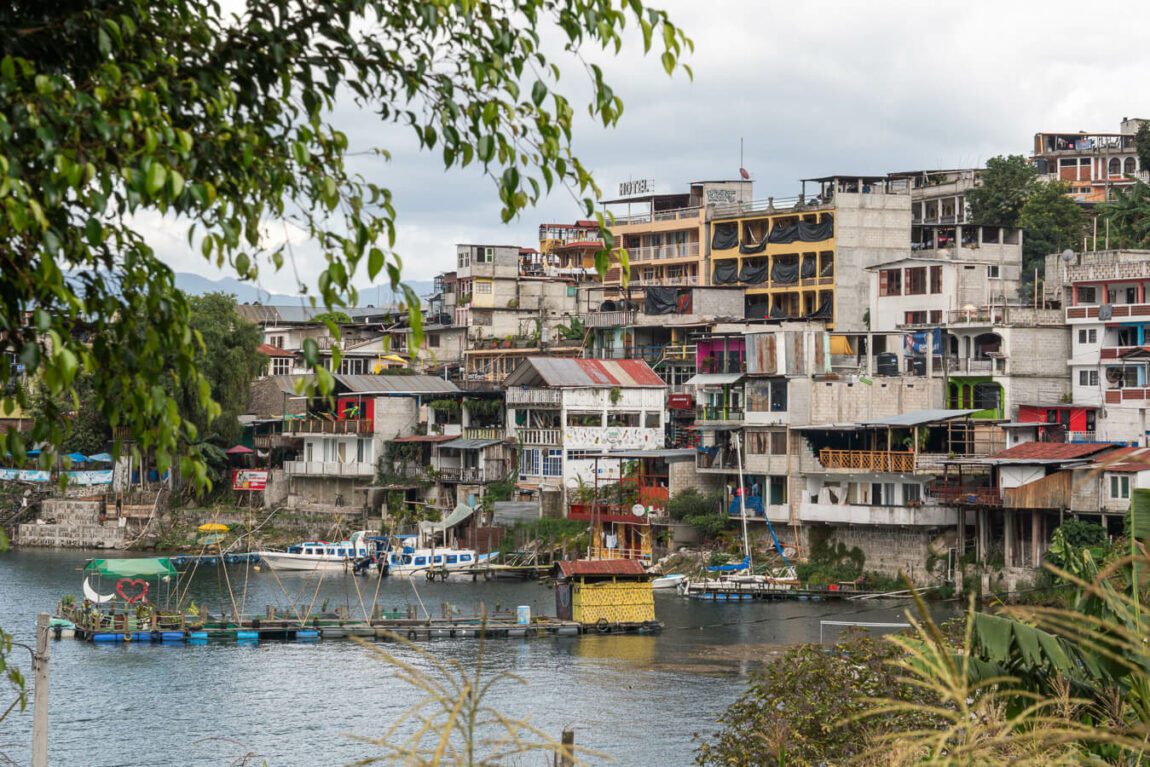 buildings in San pedro Guatemala by lake atitlan