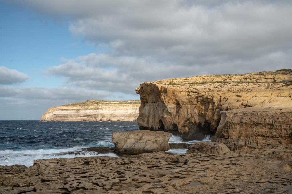 the remains of the Azure Window, Gozo Malta