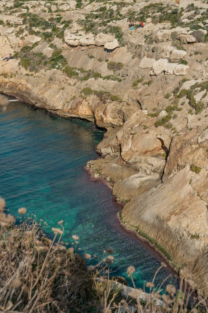 Xlendi bay swimming spot Gozo