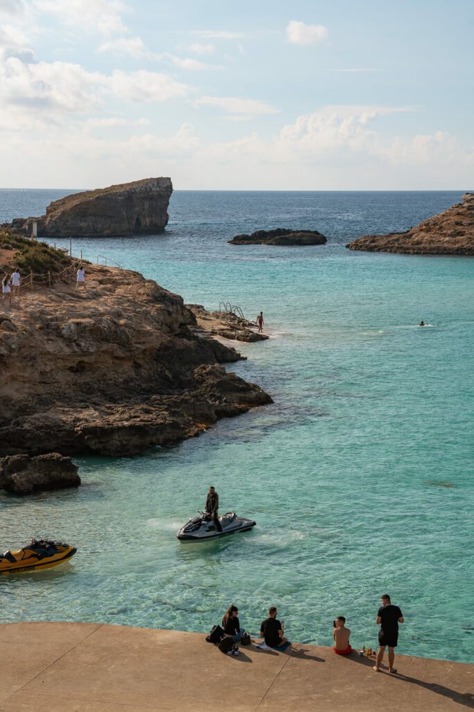 blue Lagoon, one of the best beaches in Comino
