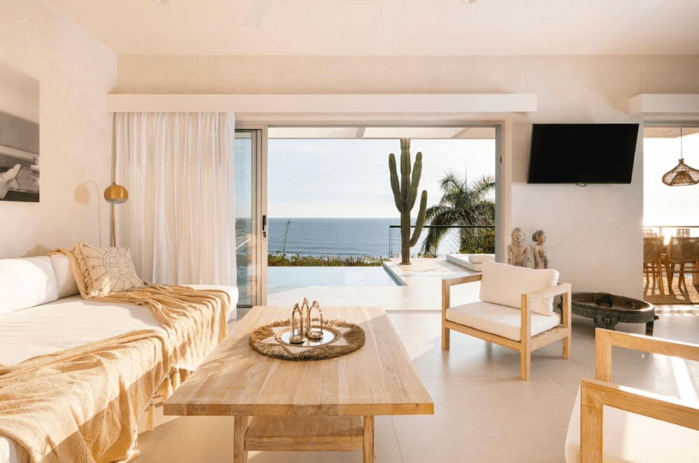 luxury lounge and ocan view in Santa teresa