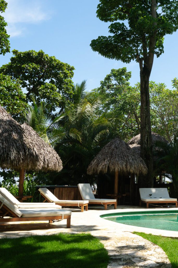 a resort pool in santa teresa costa rica