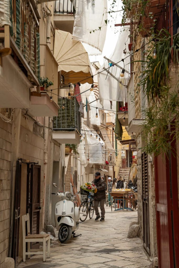 a street in Bari, italy