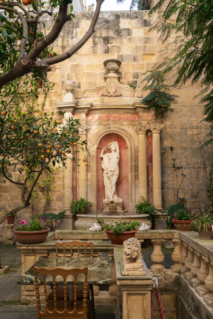 garden of Casa Rocca Piccola Valletta