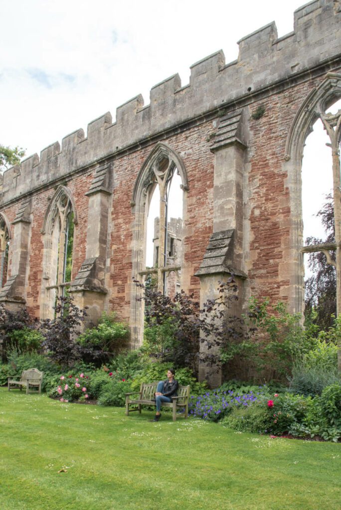 Medieval stucture in garden in Wells