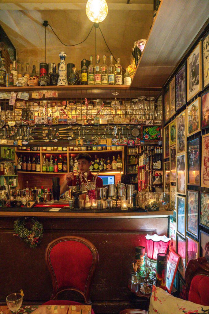 Kamy's cocktail bar interior Valletta Malta