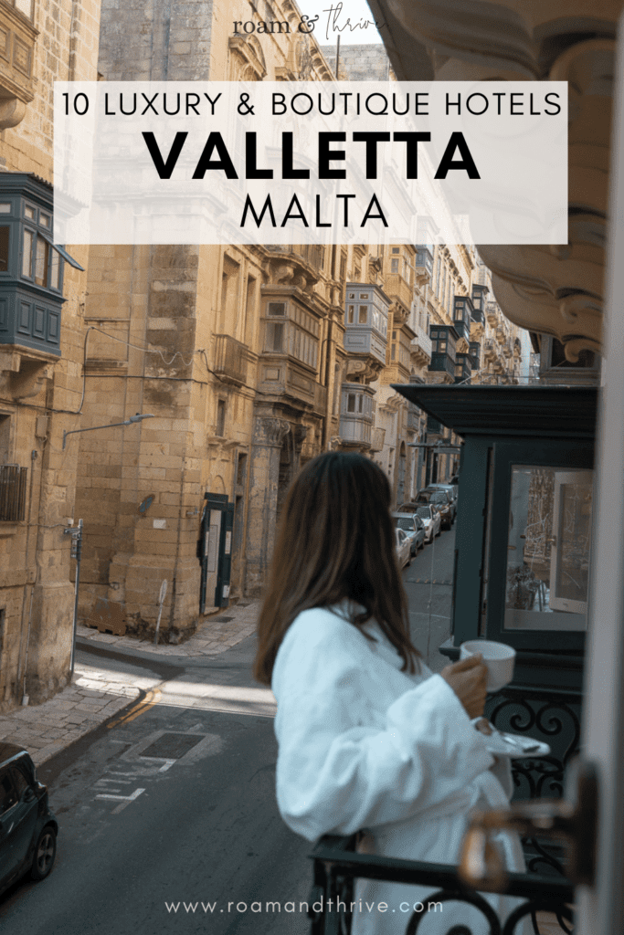 top boutique hotels in Valletta Malta