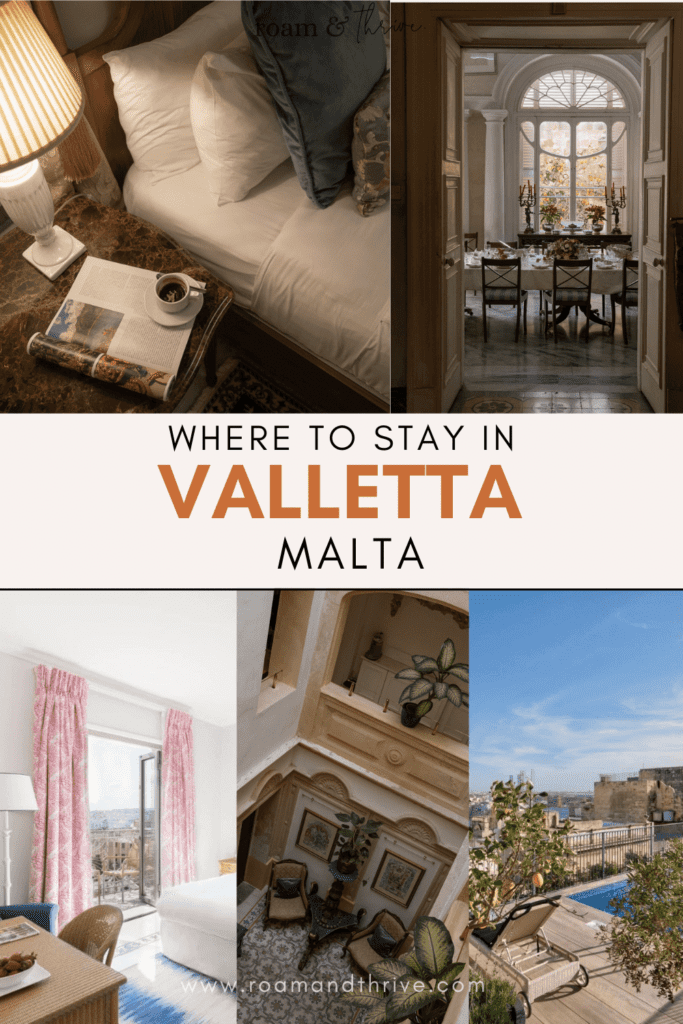the best luxury hotels in Valletta Malta