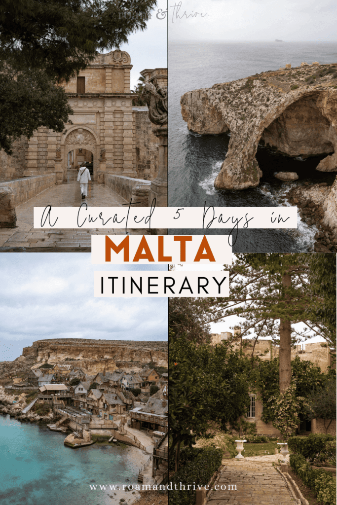a complete 5 day itinerary Malta
