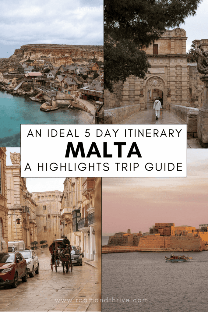 a 5 day itinerary guide to Malta