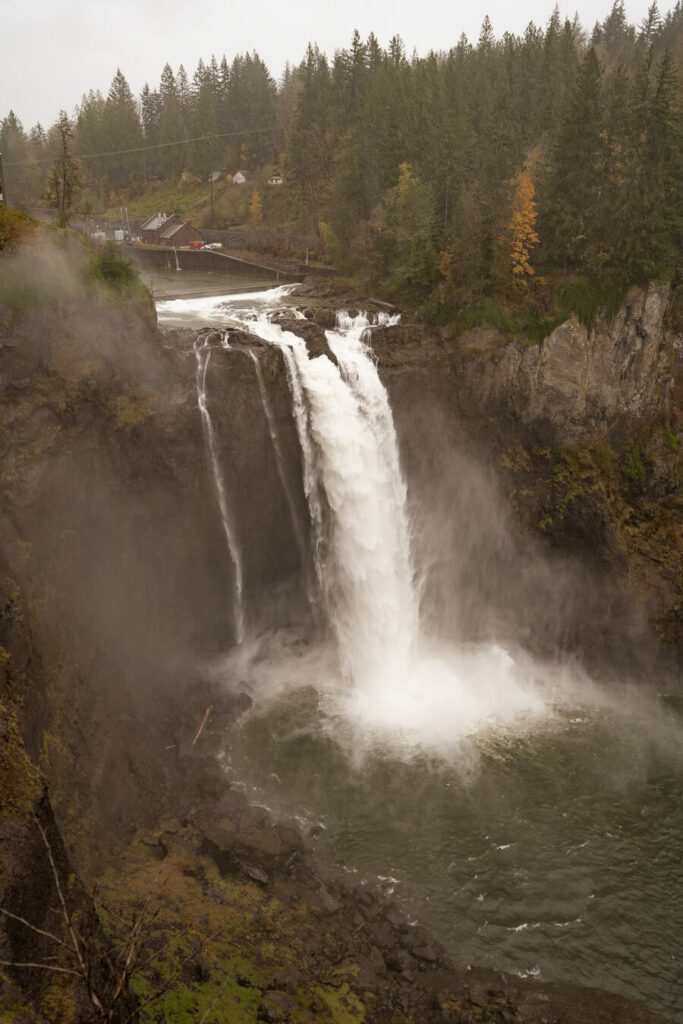 visiting Snoqualmie Falls, one of the best things to do in Seattle in the summer