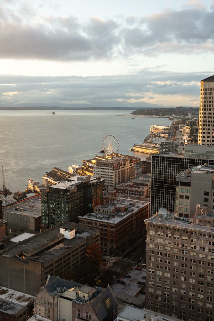 downtown seattle from Smith Tower
