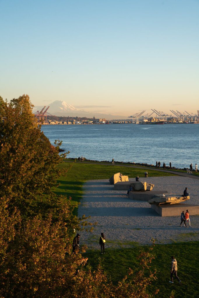 View of Olympic Scultpure Park, seattle