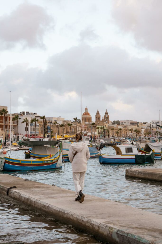 malta itinerary: Visiting Marsaxlokk fishing village