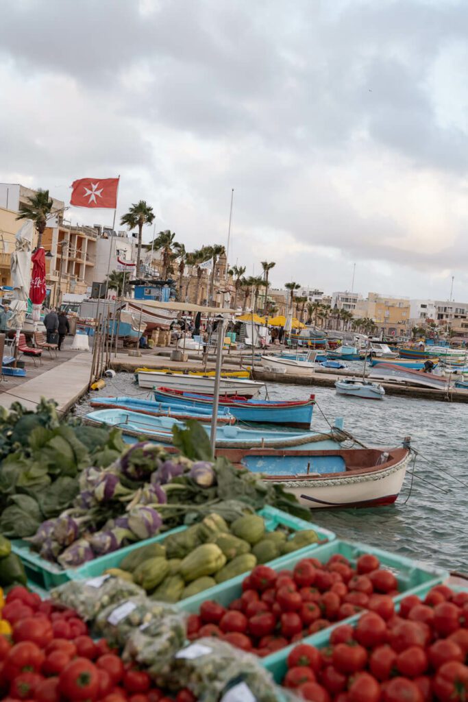Marsaxlokk market on Sunday