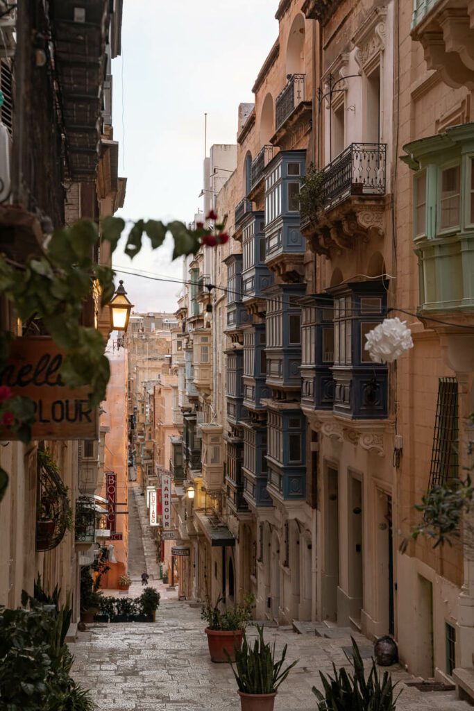 valletta malta at dawn