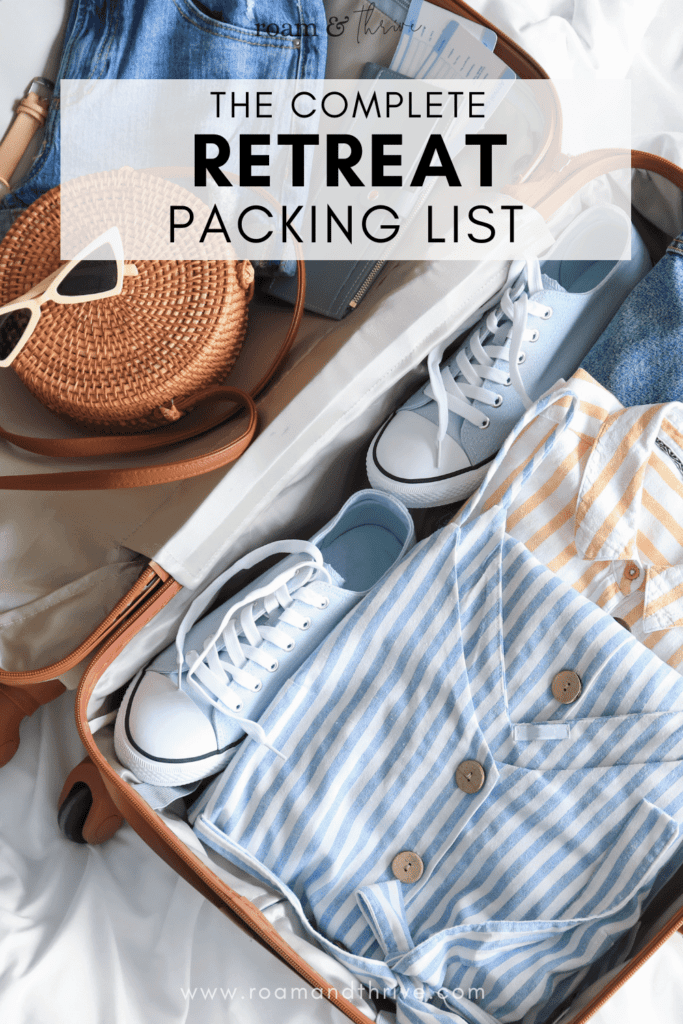 what to pack for a wellness retreat