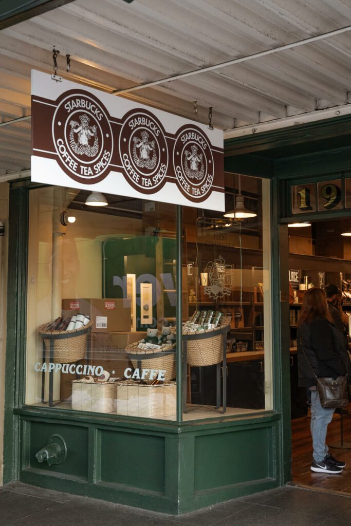 the first starbucks in seattle
