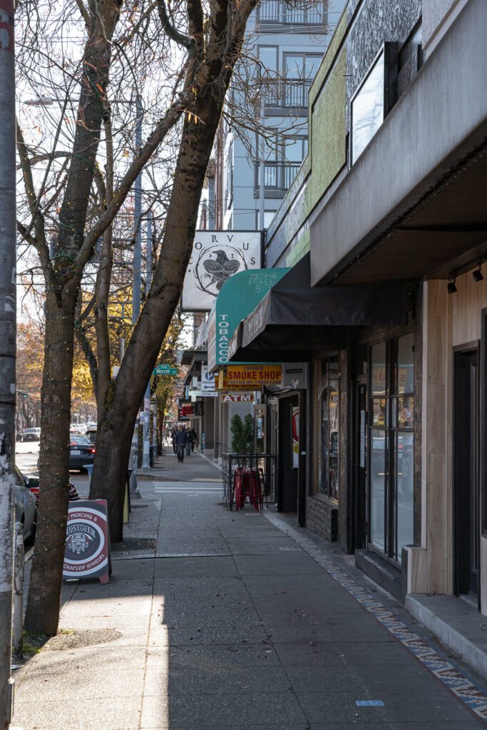 street in Capitol hill, seattle