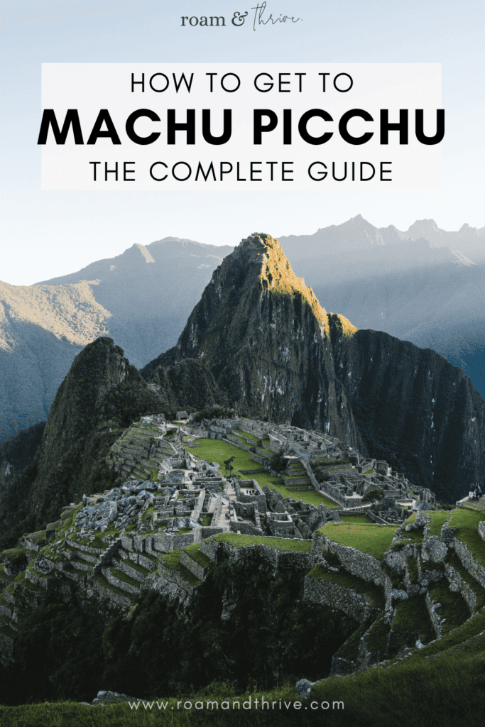 how to get to machu picchu