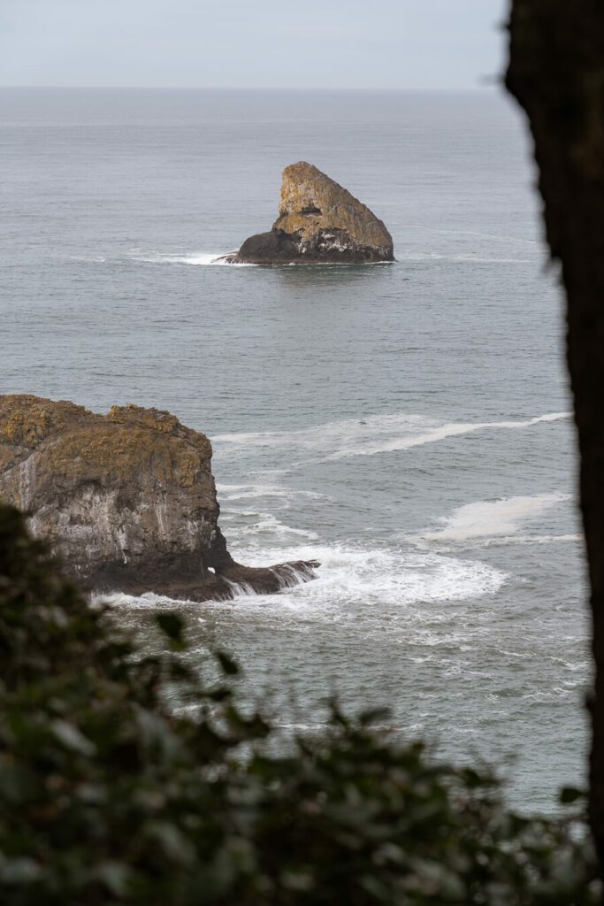 view from cape meares lighthouse viewpoint