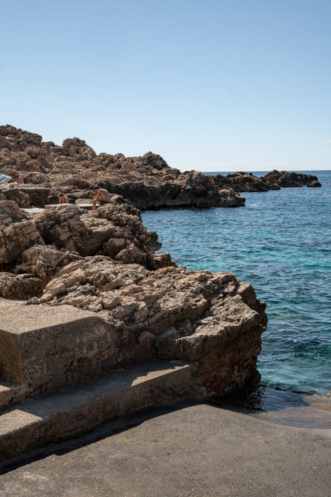 Dance beach in Dubrovnik Croatia