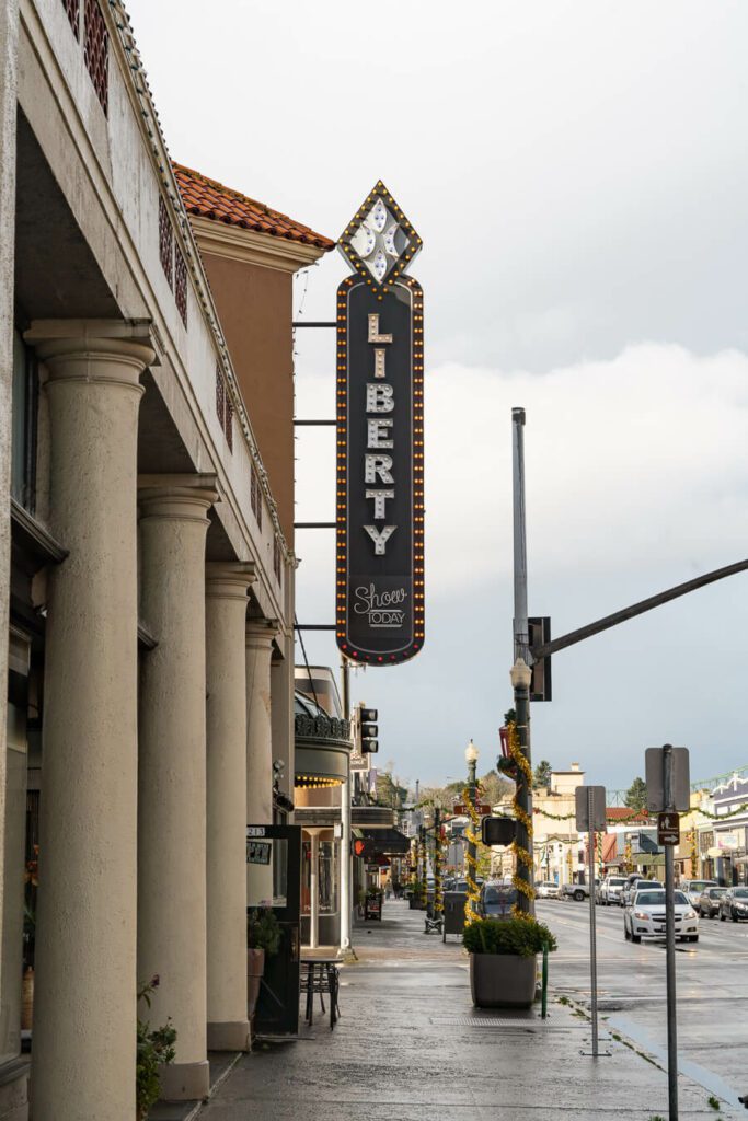 main street in Astoria, OR