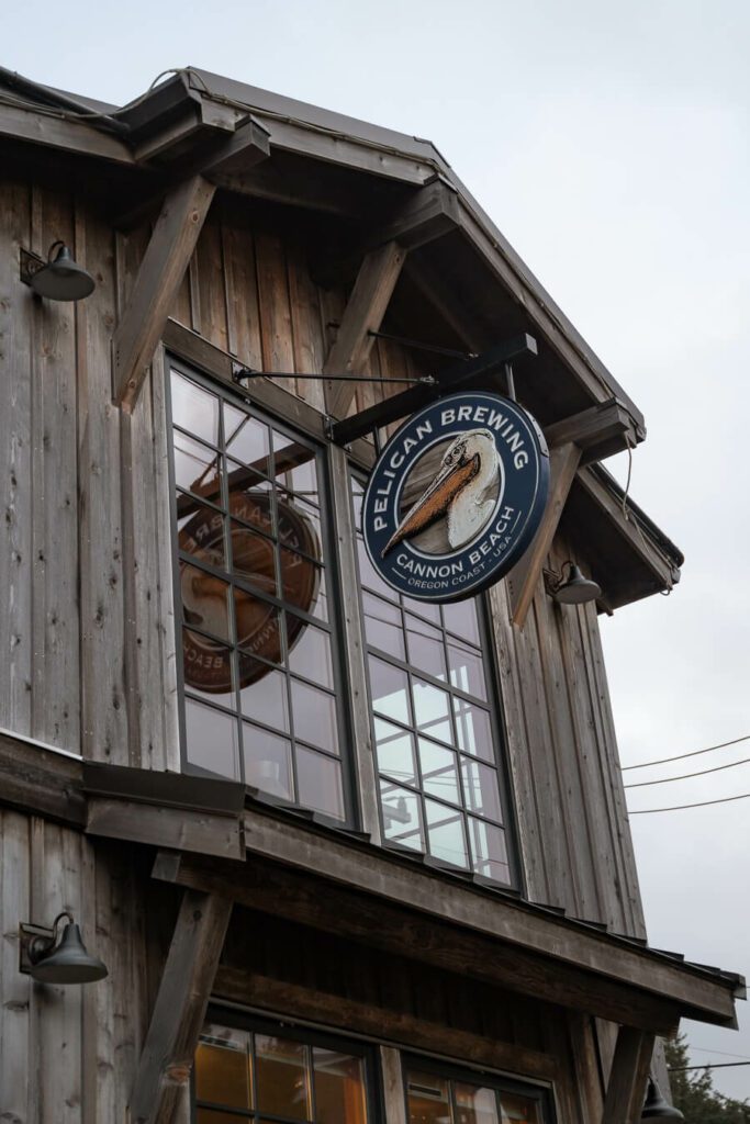 exterior of pelican brewing cannon beach