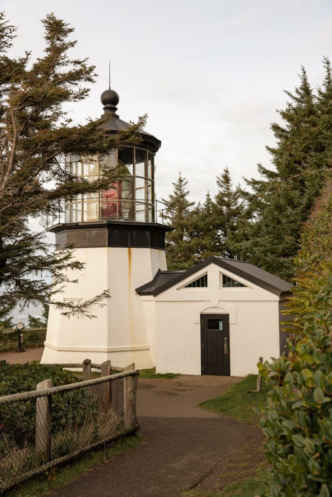 cape meares lighthouse, a stop on oregon coast day trip from portland