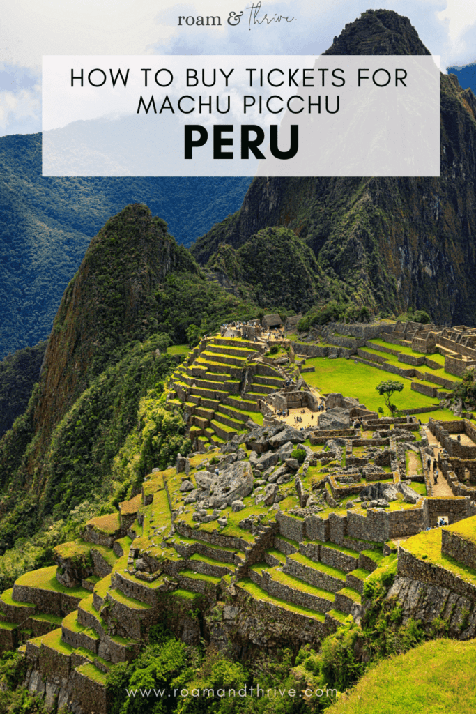 how to get tickets to machu picchu