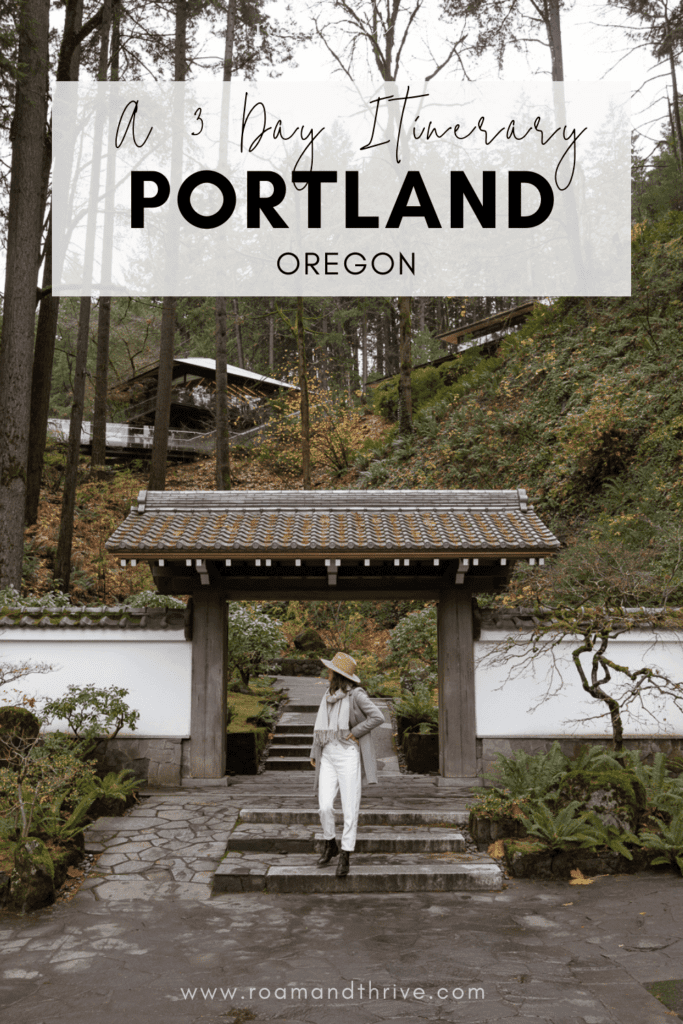 a portland oregon itinerary