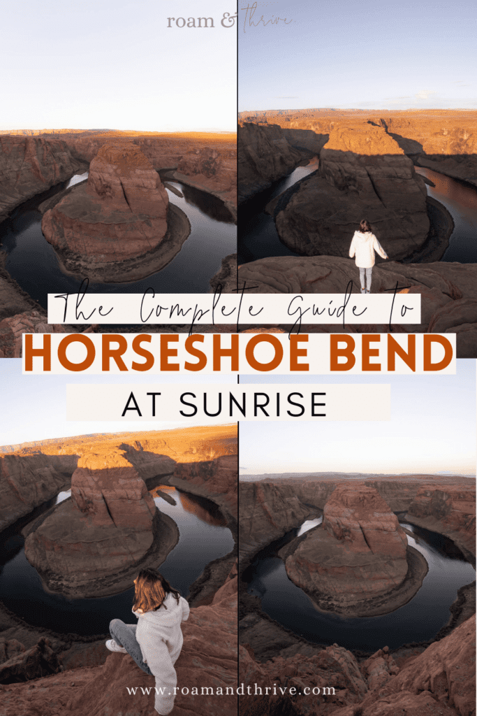 horseshoe bend sunrise