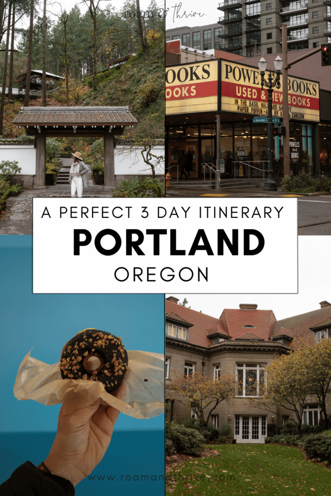 a portland oregon itinerary