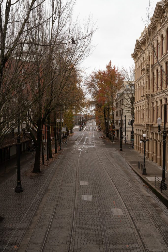 a street in downtown portland oregon