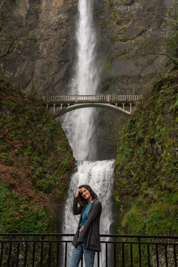 Waterfalls near Portland, Multnomah falls