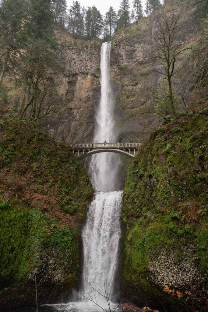 Multnomah waterfalls, Columbia river gorge, oregon