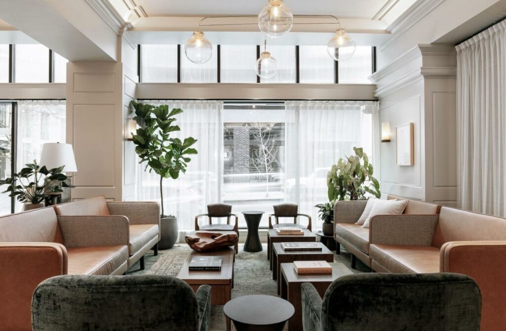 woodlark portland hotel lobby