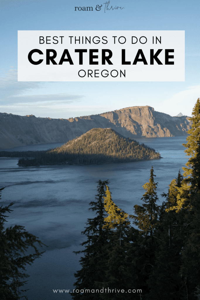 best things to do in crater lake national park