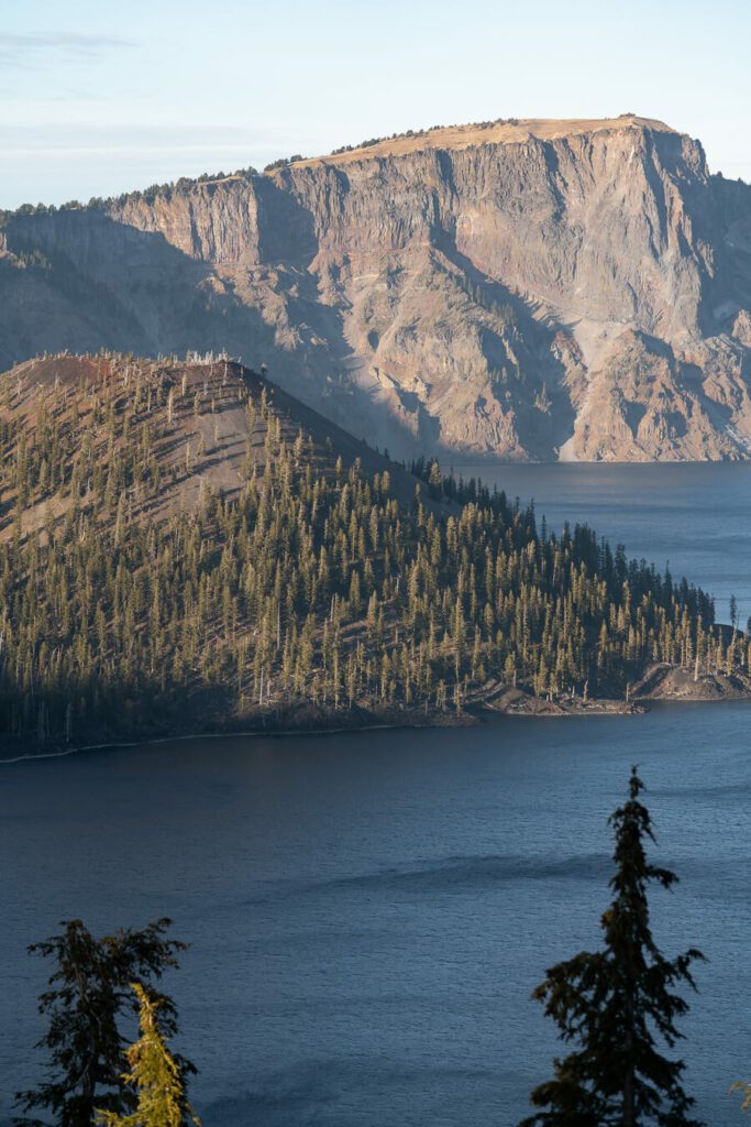 wizard island crater lake national park detail
