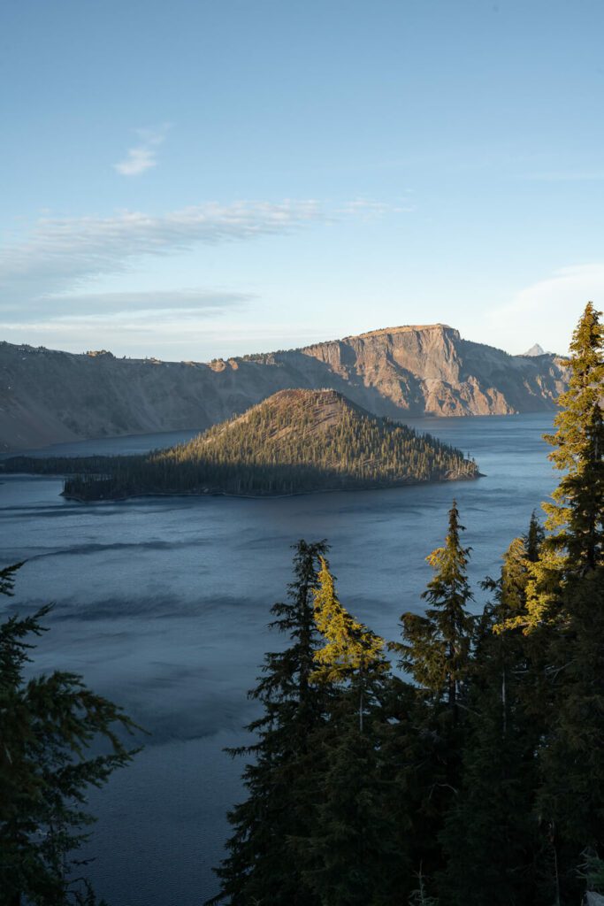 crater lake national park and wizard island