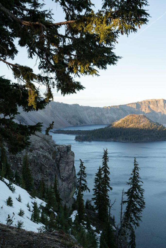 Hiking in crater lake, one of the best things to do
