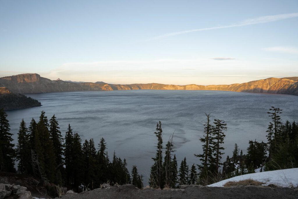 crater lake oregon panorama