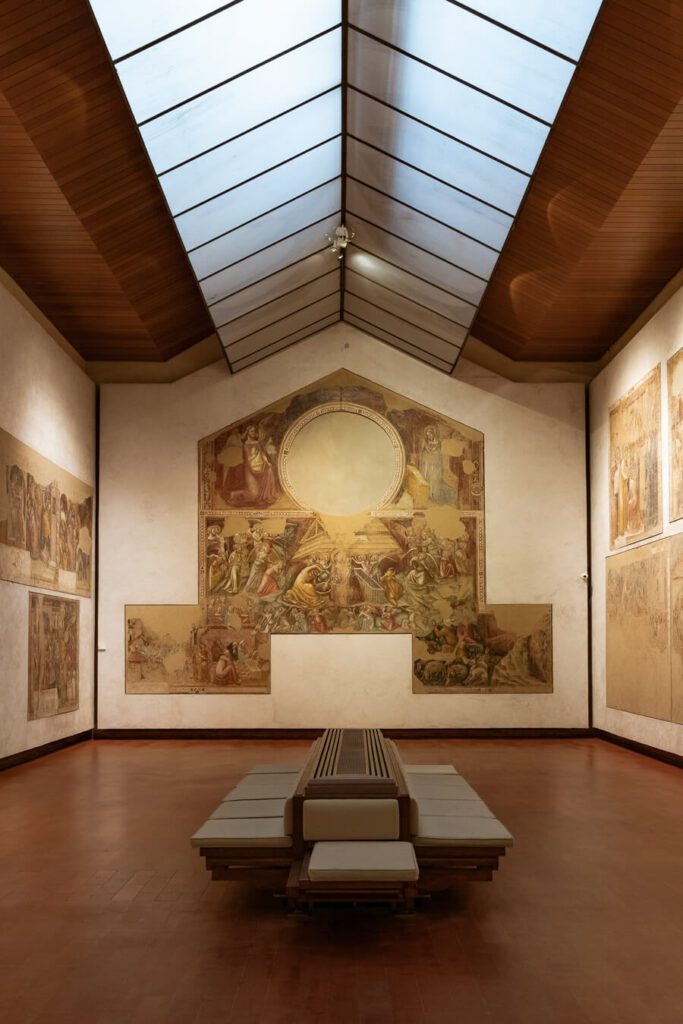 interior of Pinacoteca Nazionale di Bologna