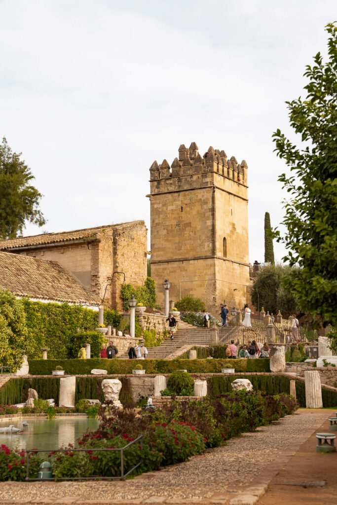 the gardens of the Alcazar Cordoba