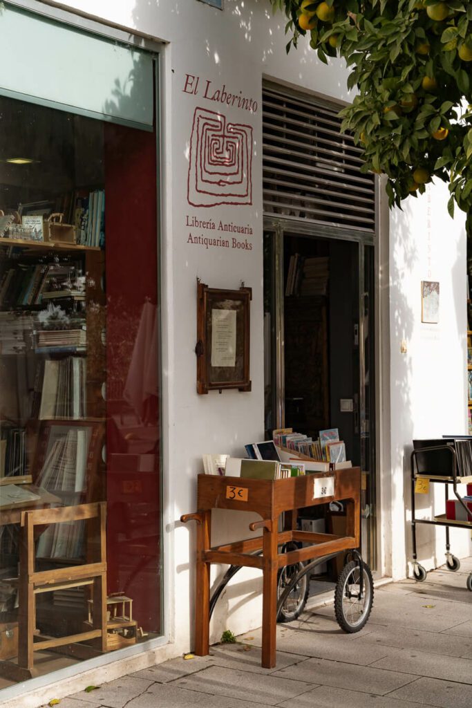 exterior of bookstore in cordoba spain