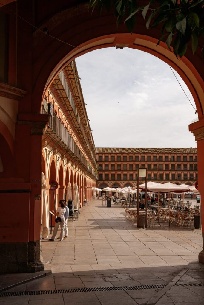 Plaza de la Corredera in cordoba spain