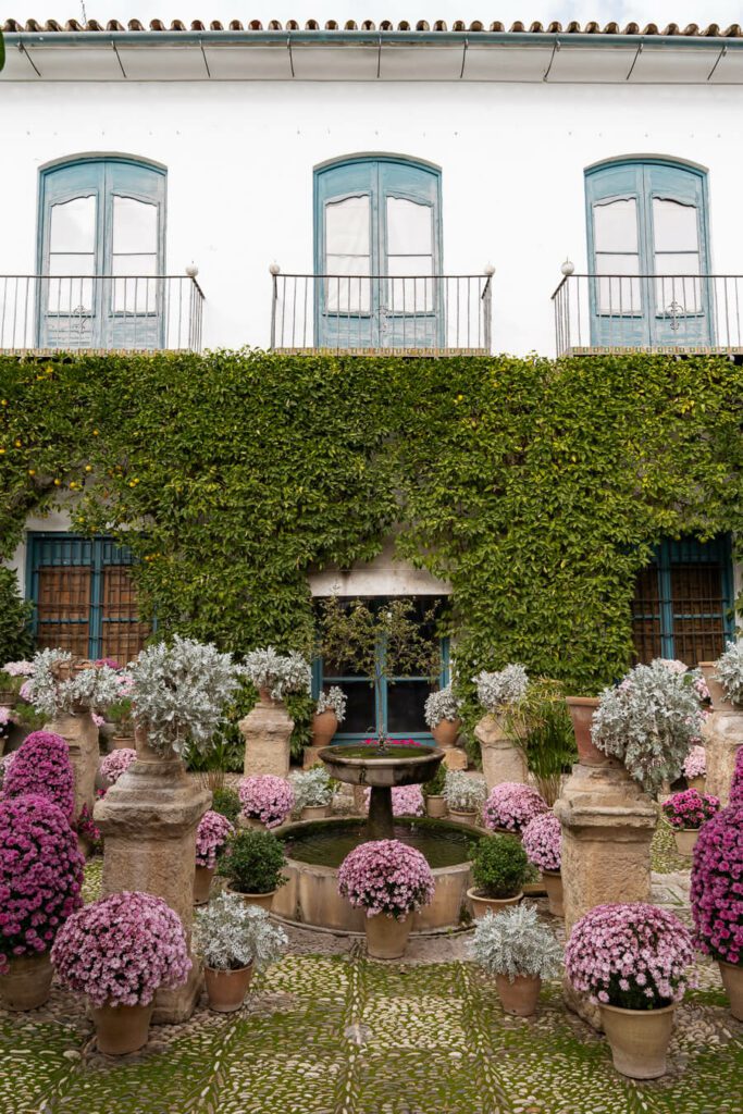 patios of the Palacio Viana in Cordoba Spain
