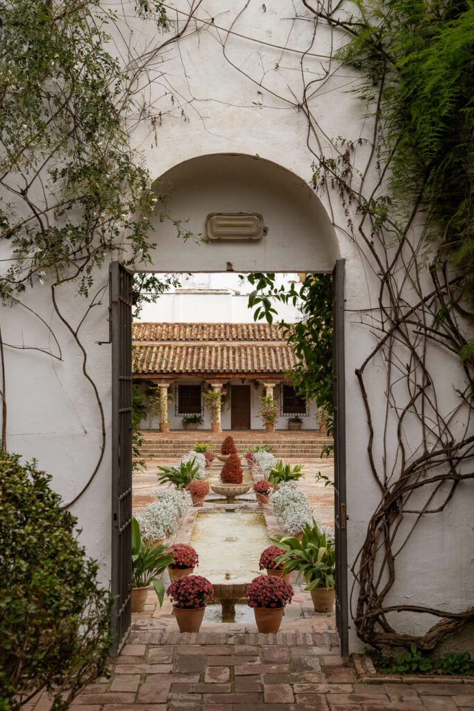 gateway to patio at palacio viana cordoba